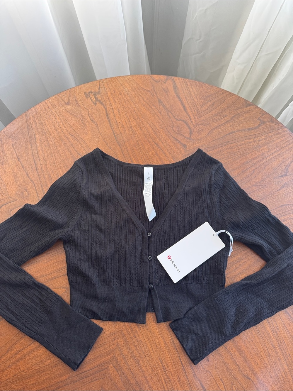 NWT Lululemon Ribbed Merino Wool Cropped Cardigan